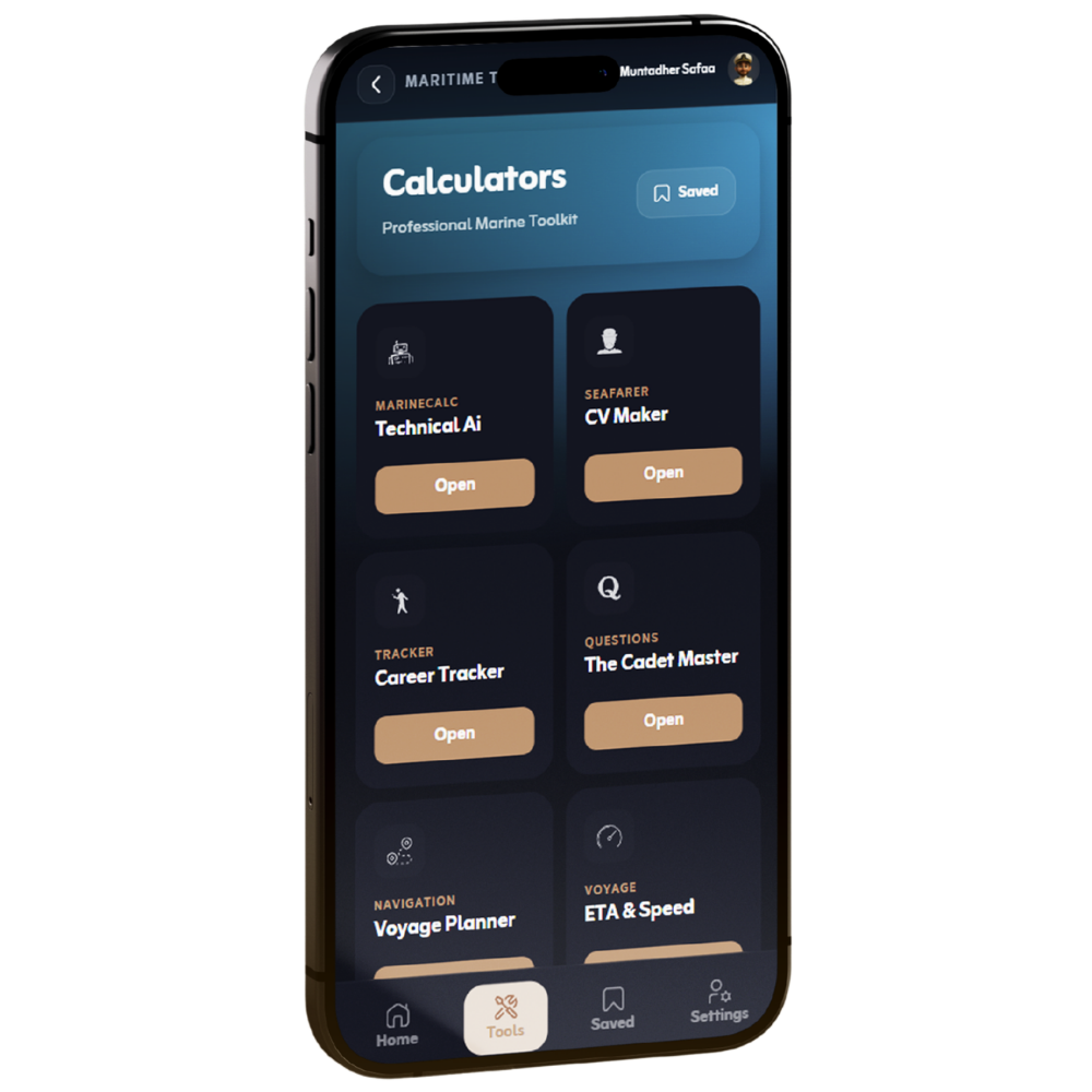 MarineCalc App on Laptop and Phone
